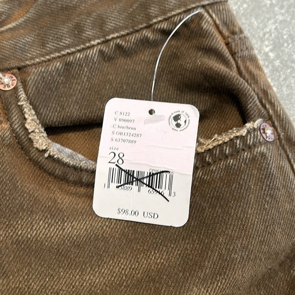 🎉HP🎉 We The Free Lasso High Rise brown jean size 28 NWT - Picture 7 of 8